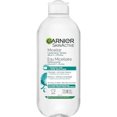 Garnier Micellar Water with Salicylic Acid for Oily to Acne-Prone Sensitive Skin 400 ml, $3.25/100ml