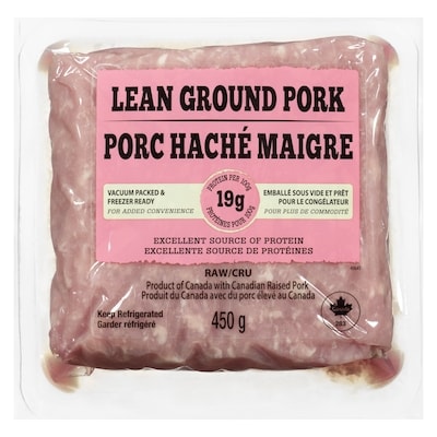 null Porc haché maigre 450 g, 1,11 $/100g