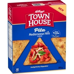 Kelloggs Pita Mediterranean Herb Flavour 247 g, $1.82/100g