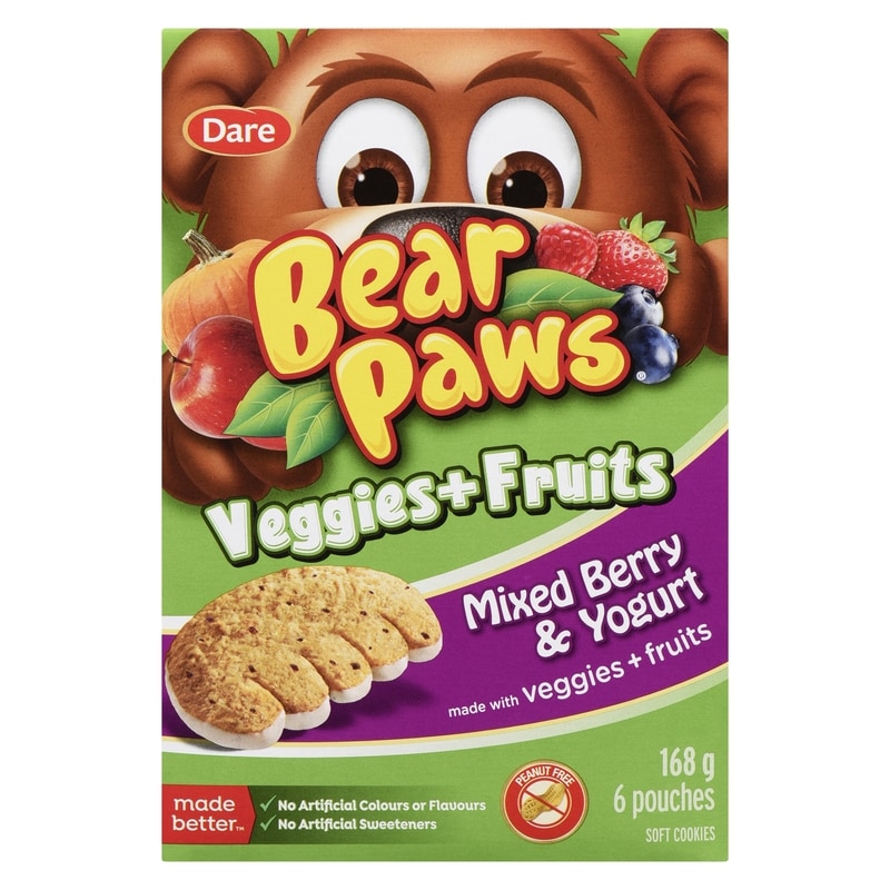 Soft Cookies Veggies + Fruits Mixed Berry & Yogurt