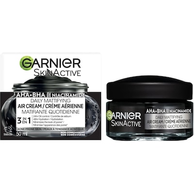Garnier AHA+BHA Mattifying Moisturizer for Acne-Prone Skin 50 ml, $19.18/100ml