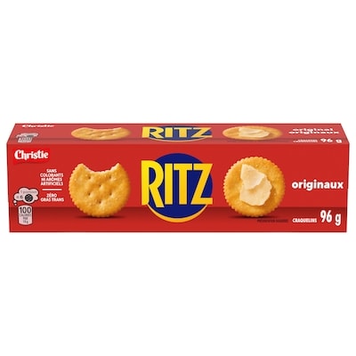 Christie Craquelins RITZ Originaux, collation scolaire, collation pour le déjeuner 96 g, 2,07 $/100g