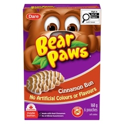 Dare Bear Paws Cinnamon Bun Cookies 168 g, $1.79/100g