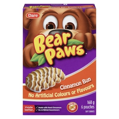 Dare Soft Cookies Cinnamon Bun 168 g, $2.23/100g