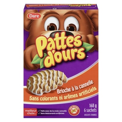 Dare Biscuits tendres brioche à la cannelle 168 g, 2,23 $/100g