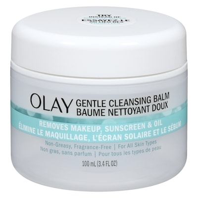 Olay Gentle Cleansing Balm Makeup Remover, Fragrance Free, Hydrating Face Cleanser Removes Makeup, Sunscreen and Oil 100 ml, $18.39/100ml
