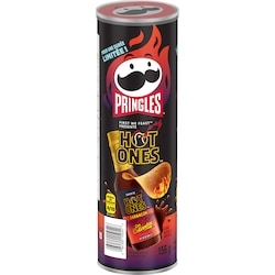 Pringles Hot ones croustilles saveur de barbacoa 156 g, 1,60 $/100g