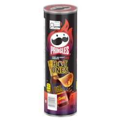 Pringles Hot ones croustilles saveur de barbacoa 156 g, 1,60 $/100g