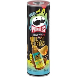 Pringles Hot Ones Potato Chips Verde Flavour 156 g, $2.56/100g