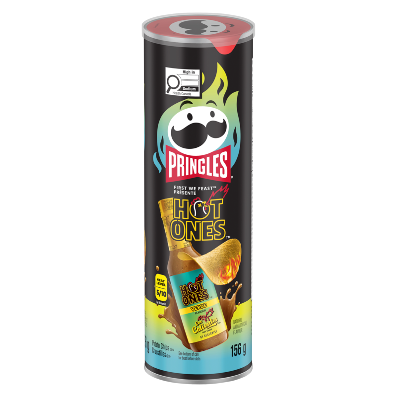 Hot Ones Potato Chips Verde Flavour