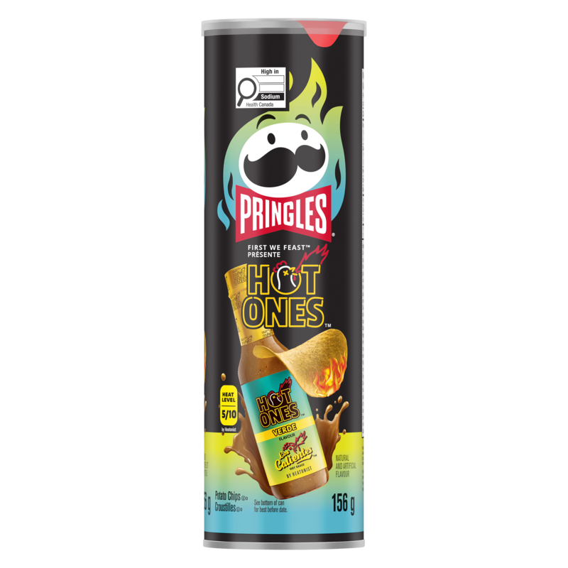 Hot Ones Potato Chips Verde Flavour