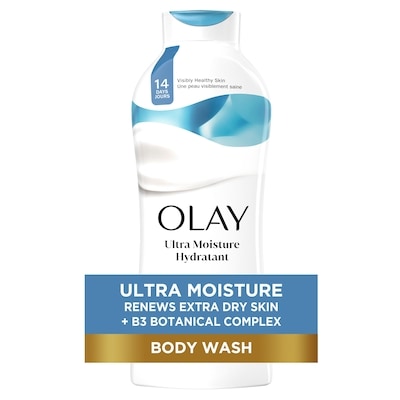 Olay Ultra Moisture Hydrating Body Wash, Moisturizing Body Wash  650 ml, $1.38/100ml
