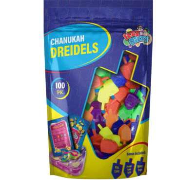 Izzy Dizzy Medium Dreidels (Bulk Pack - Multi Color Plastic) 1 ea, $40.49/1ea