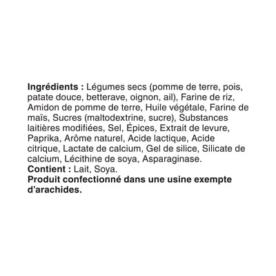 Crisps légumes Épicé chipotle cheddar