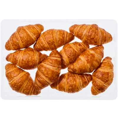 null Mini croissants nature, emb. de 10 187 g, 2,41 $/100g
