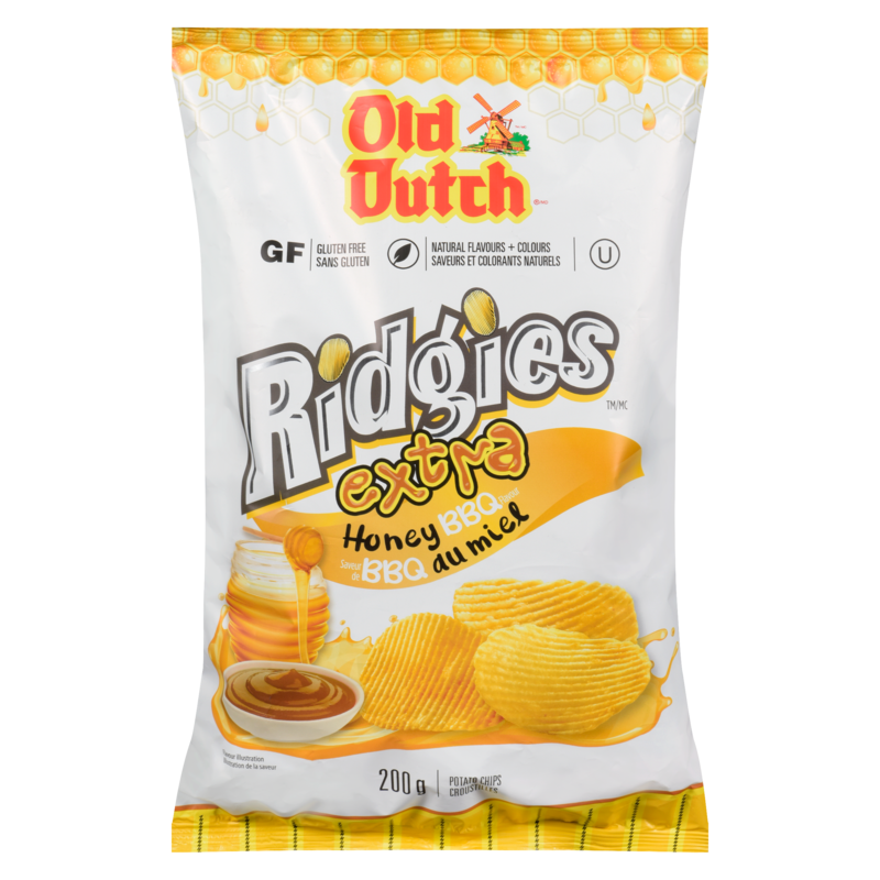 Ridgies Potato Chips Extra Honey Bbq Flavour