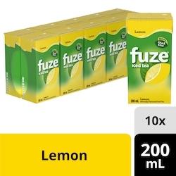 Fuze Iced Tea Lemon Cartons - 10x200.0 ml | Your Independent Grocer