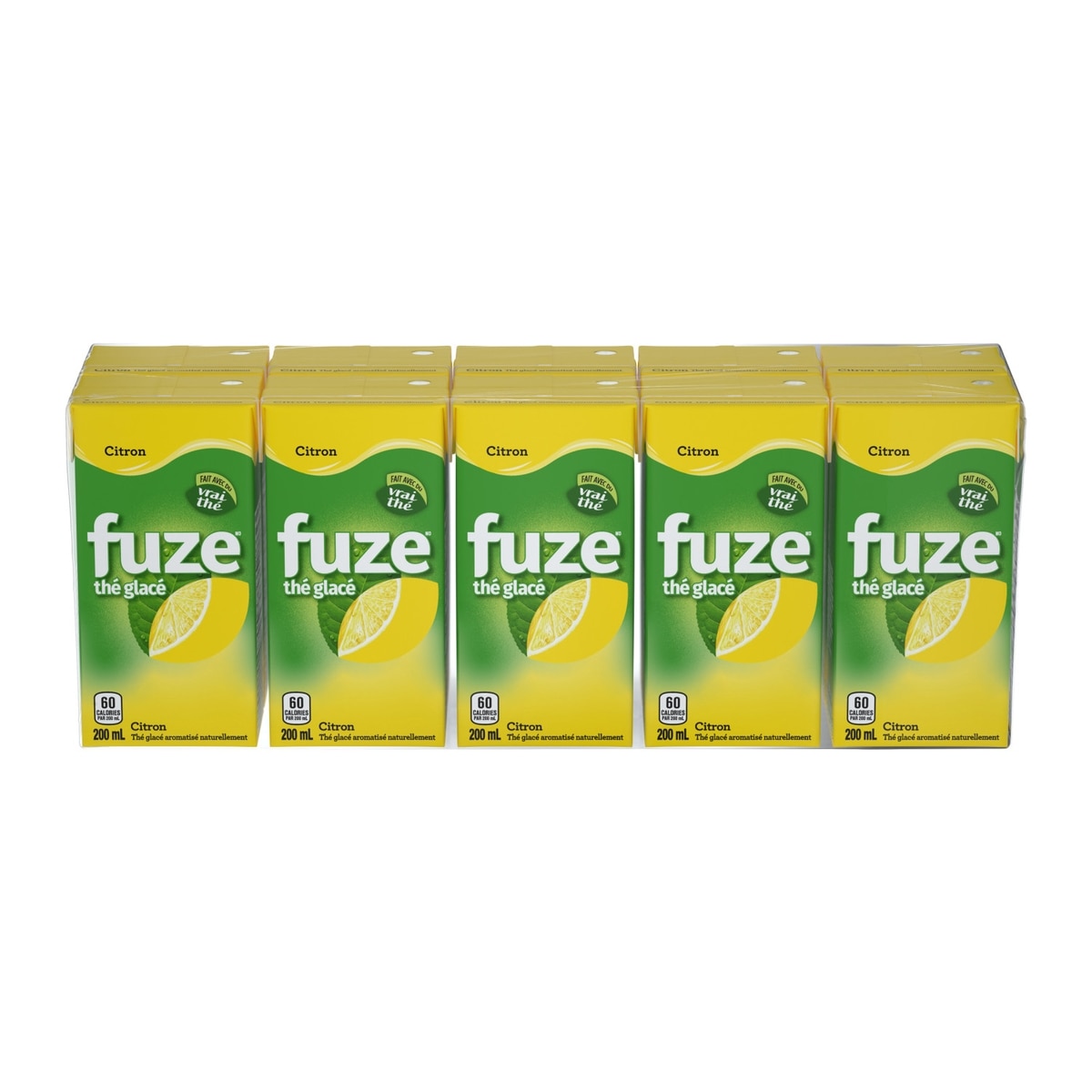 Fuze thé glacé au citron 10x200.0 ml, 0,24 $/100ml