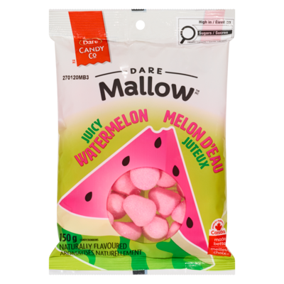 Dare Dare Mallow Candy Juicy Watermelon 150 g, $1.67/100g