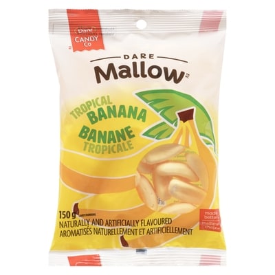 Dare Dare Mallow Candy Tropical Banana 150 g, $1.99/100g