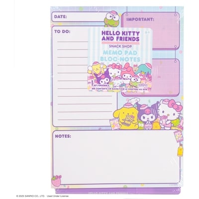 Hello Kitty Hello Kitty® And Friends Snack Shop Memo Pad  1 ea, $3.00/1ea