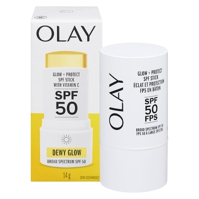 Olay Glow & Protect SPF 50 Face Sunscreen Stick, Fragrance Free , Dewy Finish Sunscreen Stick with SPF 50 Broad Spectrum Sunblock for All Skin Types 14 g, $154.21/100g