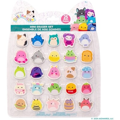 Squishmallows Lot de mini gommes Original Squishmallows™ 16 ea, 0,25 $/1ch