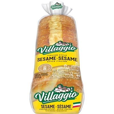 Villaggio Thick Slice White Bread Sesame 675 g, $0.64/100g