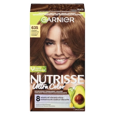 Garnier Nutrisse Ultra Color Nourishing Permanent Colour 635 Caramel Chocolate 1 ea, $12.99/1ea