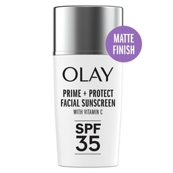 Prime & Protect SPF 35 Face Sunscreen , Matte Finish SPF Makeup Primer and Lightweight Sunscreen for All Skin Types