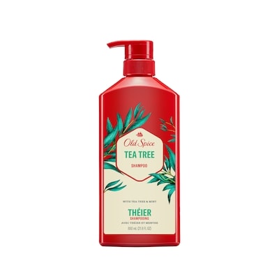 Old Spice Shampooing à l’arbre à thé pour hommes, shampooing à l’arbre à thé 650 ml, 1,84 $/100ml