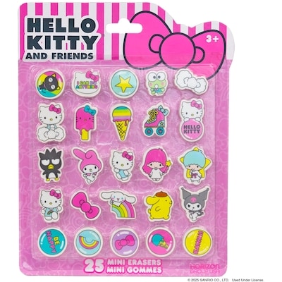 Hello Kitty Mini ensemble de gommes à effacer Hello Kitty® et ses amis 25 ea, 0,16 $/1ch