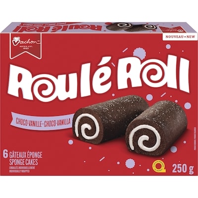 Vachon Gâteaux Roulés Choco-vanille 250 g, 1,60 $/100g