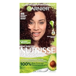Garnier Nutrisse Ultra Crème, Permanent Hair Dye, 100% Grey
