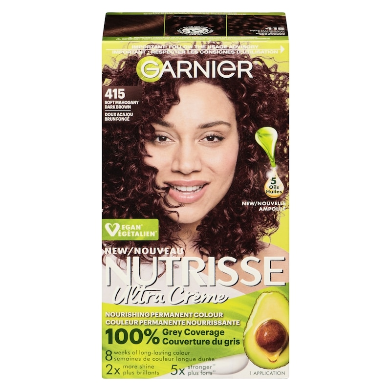 Nutrisse Ultra Crème Nourishing Permanent Colour 415 Soft Mahogany Dark Brown