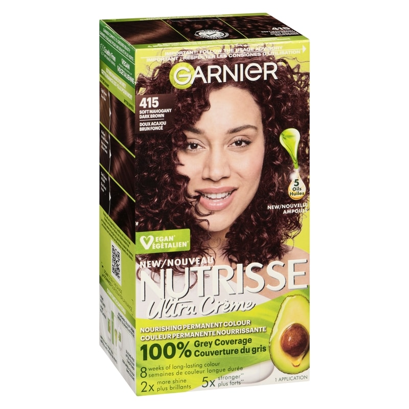Nutrisse Ultra Crème Nourishing Permanent Colour 415 Soft Mahogany Dark Brown