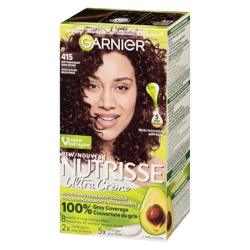 Nutrisse Ultra Crème Nourishing Permanent Colour 415 Soft Mahogany Dark Brown
