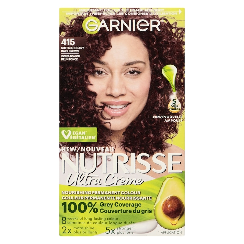 Nutrisse Ultra Crème Nourishing Permanent Colour 415 Soft Mahogany Dark Brown