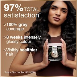 Garnier GOOD, Permanent Hair Dye, 100% Grey Coverage, No Ammonia