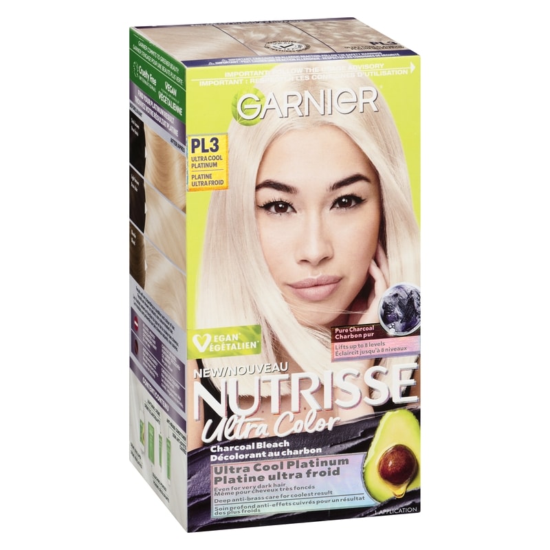Nutrisse Ultra Color Charcoal Bleach Pl3 Ultra Cool Platinum