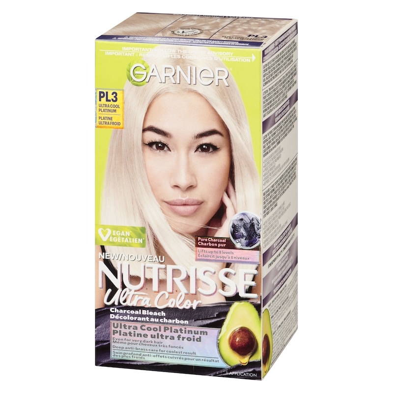 Nutrisse Ultra Color Charcoal Bleach Pl3 Ultra Cool Platinum