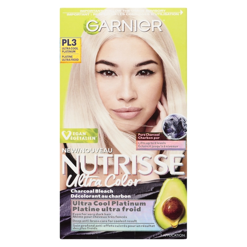 Nutrisse Ultra Color Charcoal Bleach Pl3 Ultra Cool Platinum