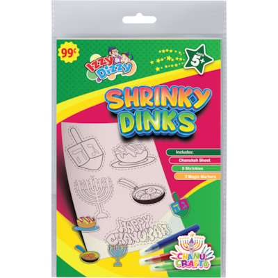 Izzy Dizzy Chanukah Shrinky Dink 1 ea, $1.99/1ea