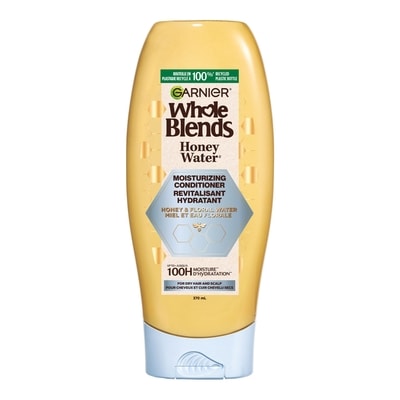 Garnier Whole Blends Honey Water Revitalisant Hydratant pour Cheveux et Cuir Chevelu Secs 369.6 ml, 1,36 $/100ml