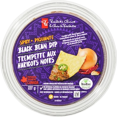 President's Choice Spicy Black Bean Dip  227 g, $1.98/100g