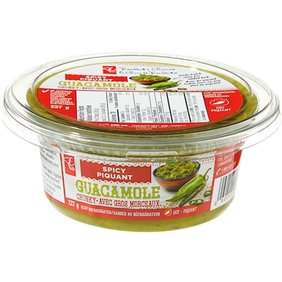 Guacamole piquant avec gros morceaux