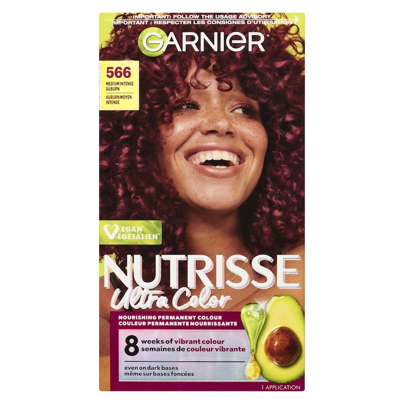 Nutrisse Ultra Color Nourishing Permanent Colour 566 Medium Intense Auburn