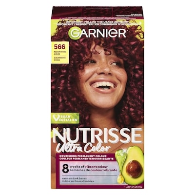 Garnier Nutrisse ultra color couleur permanente nourrissante 566 auburn moyen intense 1 ea, 9,74 $/1ch