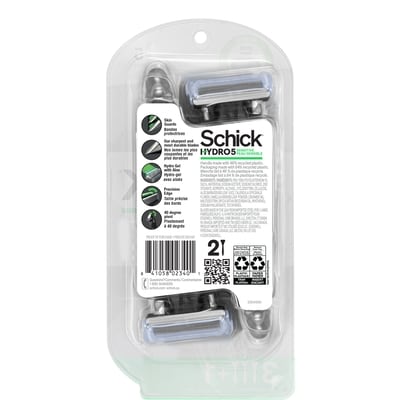 Schick Hydro5 Sensitive Skin Disposable Men’s Razor, 2 Disposable Razors 1 ea, $9.99/1ea