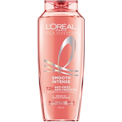 L'Oreal Paris Smooth Intense Anti-Frizz Shampoo 375 ml, $1.33/100ml